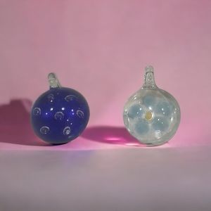 Two Glass Pendant Men or Women's x